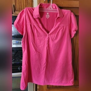 1X  [ 16W ] Womans  Faded Glory Top